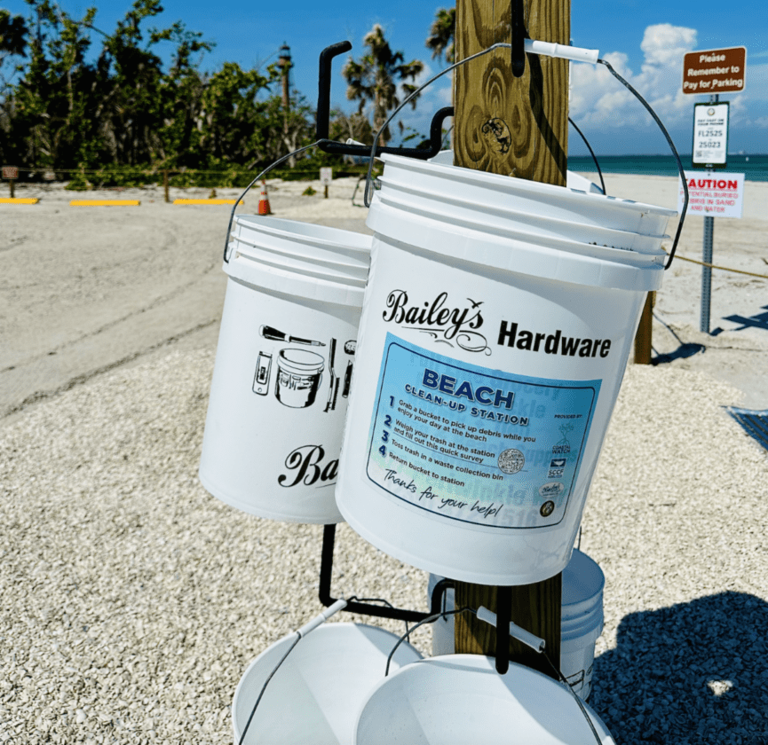 Bucket station installed at Lighthouse Beach News, Sports, Jobs